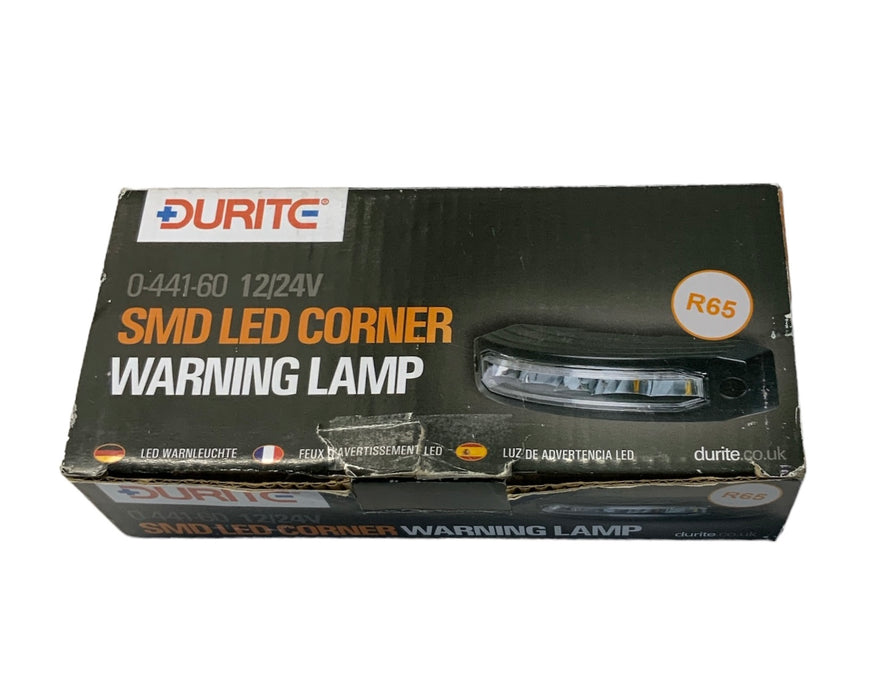 Durite SMD Amber LED Corner Warning Lamp & Bracket 0-441-60 12/24v LED-0-441-60