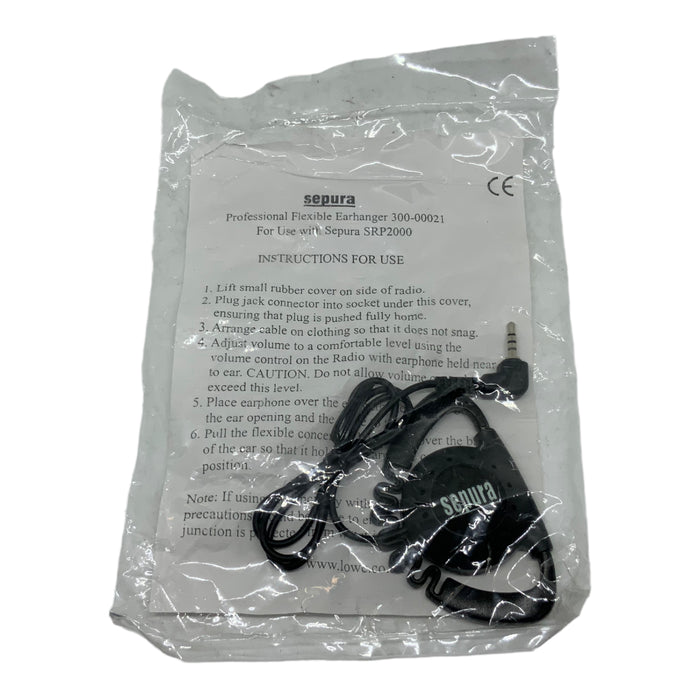 New Genuine Sepura SRP2000 Earpiece 300-00021